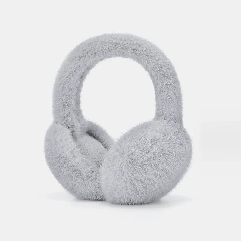 Plush Winter Earmuffs with Foldable Design for Women and Men Comfortable Soft Luxury Warmth Accessory | Sansoti