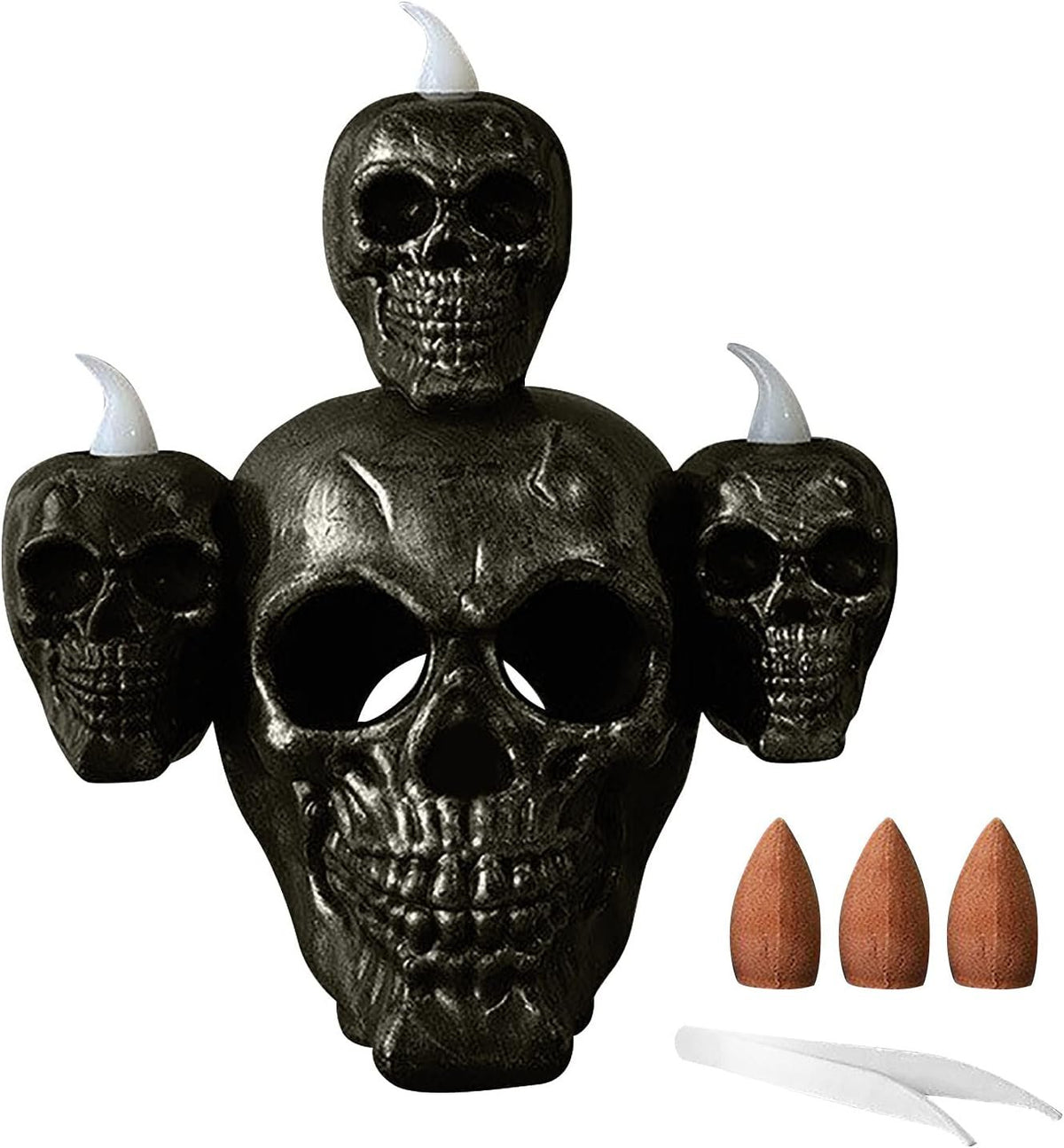 LED Schedellamp Decoratie Halloween Feest Batterij Sfeerverlichting Griezelig Thema Tafellamp Sfeerlicht | Sansoti