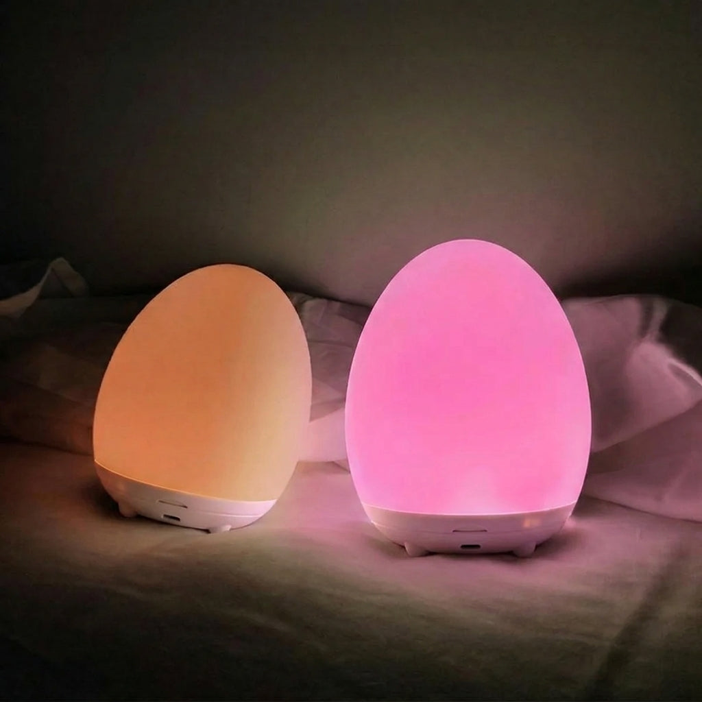 Touch Night Light with RGB Colors and Warm White | Dimmable LED Night Light with 100 Hour Battery Life | Rechargeable Table Lamp for Baby Room and Bedroom | Sansoti