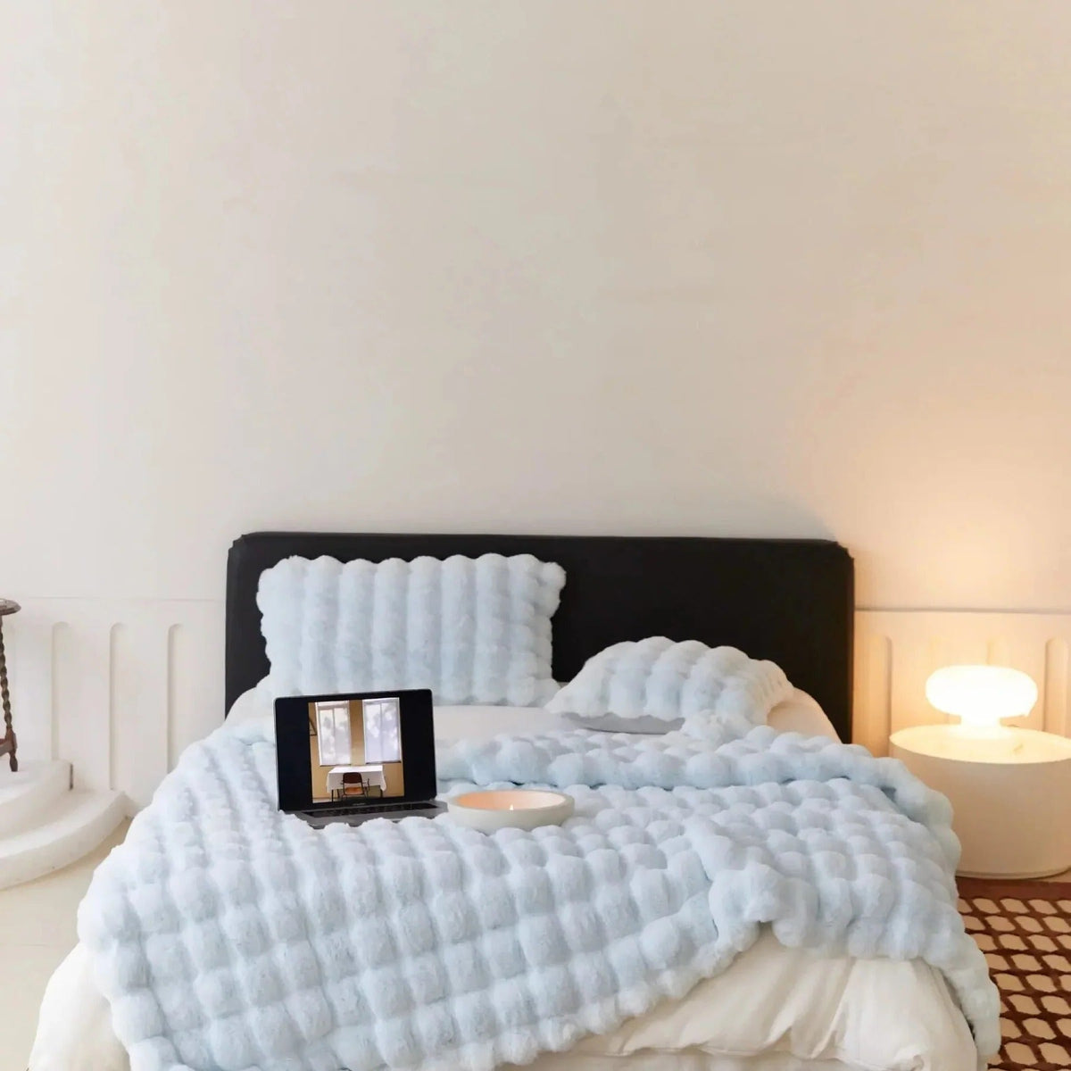 Vierjahreszeiten-Decke – Wärme & Komfort für Bett, Sofa und Sessel – maschinenwaschbar – 99x160 cm – luxuriöse Decke | Sansoti