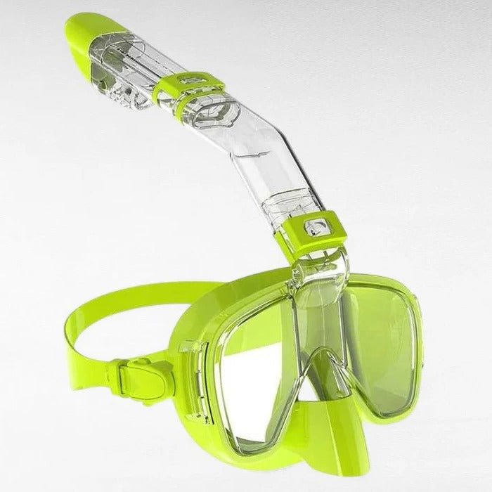 Full-Face Diving Mask with Dry-Top Snorkel, Panoramic 180° View for Adults and Children, Swimming and Snorkeling | Sansoti