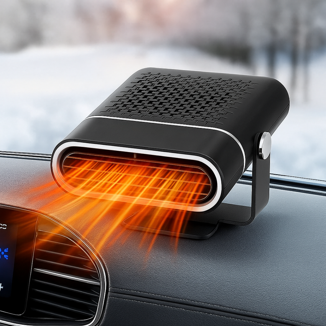 Chauffage de vitre de voiture 12V, ventilateur chauffant USB, dégivreur noir, portable, climatisation compacte pour l’habitacle | Sansoti