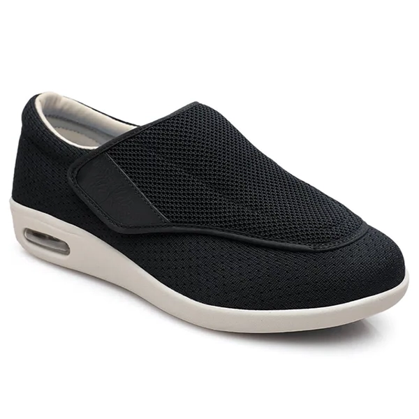 Chaussures de confort extra-larges avec semelle intérieure en mousse à mémoire de forme, lacets, chaussures de marche pour femmes et hommes, unisexes, pieds nus, respirantes et sportives | Sansoti