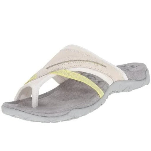 Orthopedic Women's Sandals with Cross Straps, Arch Support, and Toe Separator for Everyday Casual Summer Comfort | Sansoti