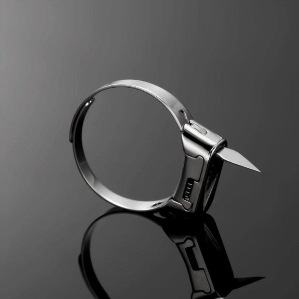 Stainless Steel Self-Defense Ring with Hidden Blade – Compact Safety for Emergencies | Sansoti