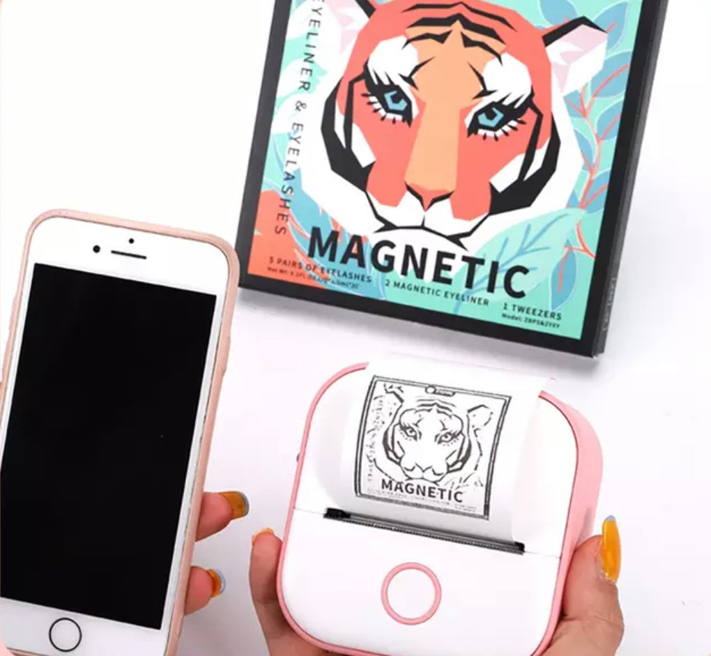 Portable Thermal Printer for Stickers Photos Labels Bluetooth Pocket-Sized Inkless with Mobile App | Sansoti
