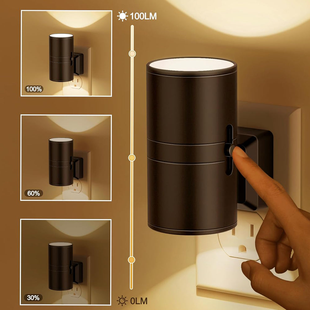 Minimalist LED wall lamp with light sensor and automatic day-night function for modern interiors | Sansoti