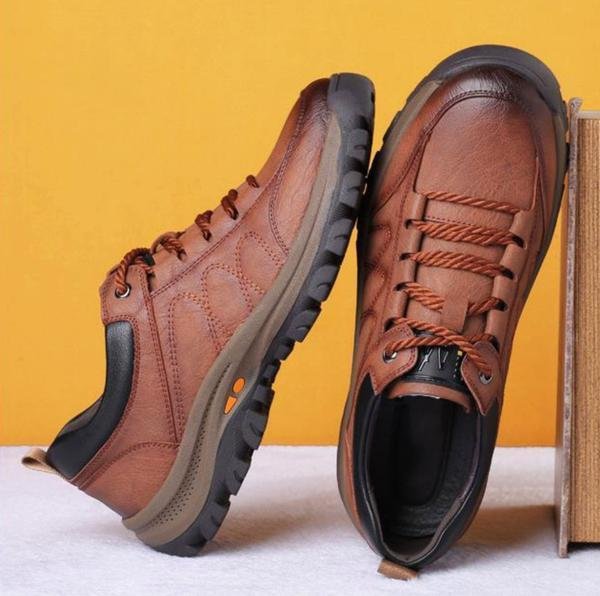 Handgefertigte Herrenschuhe aus Leder bequem, lässig, atmungsaktiv Loafers | Sansoti