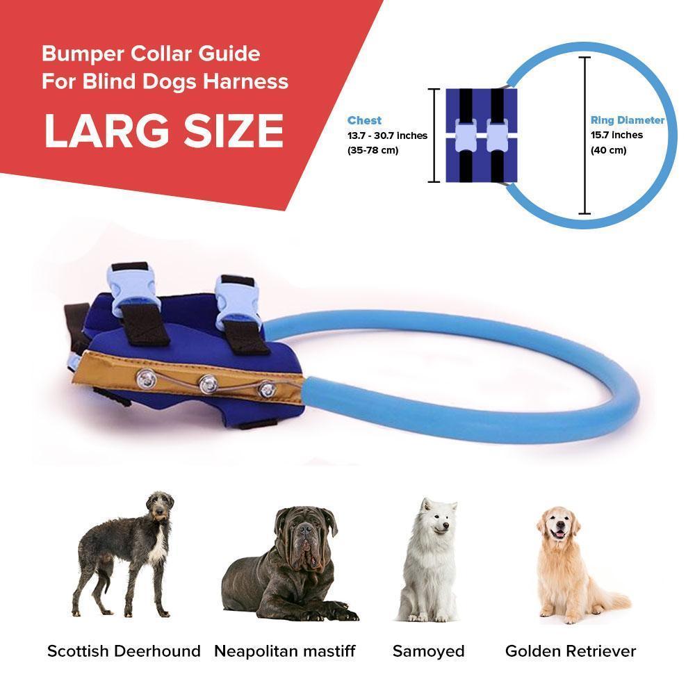 Supportive Collision-Protective Collar for Blind Dogs with Adjustable Ring for Safe Indoor Walking | Sansoti