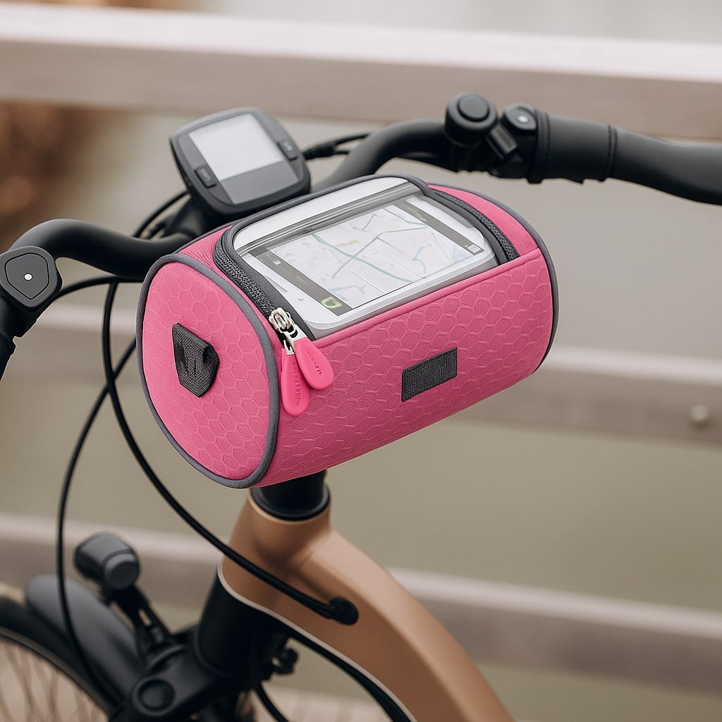 Stuurtas Fiets met Telefoonhouder en Touchscreen | Waterdicht Opbergvak voor Navigatie Smartphone Sleutels | Sansoti