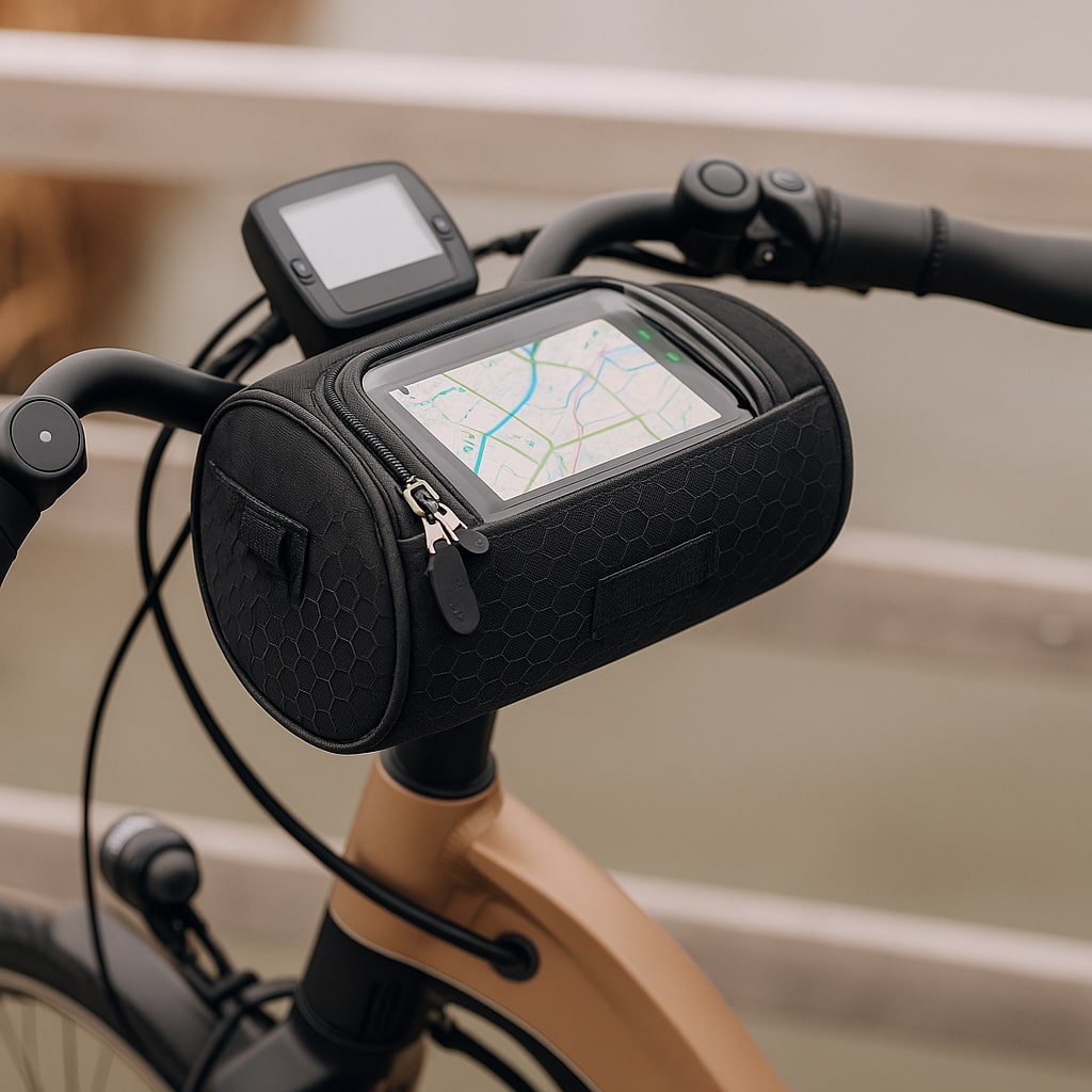 Stuurtas Fiets met Telefoonhouder en Touchscreen | Waterdicht Opbergvak voor Navigatie Smartphone Sleutels | Sansoti