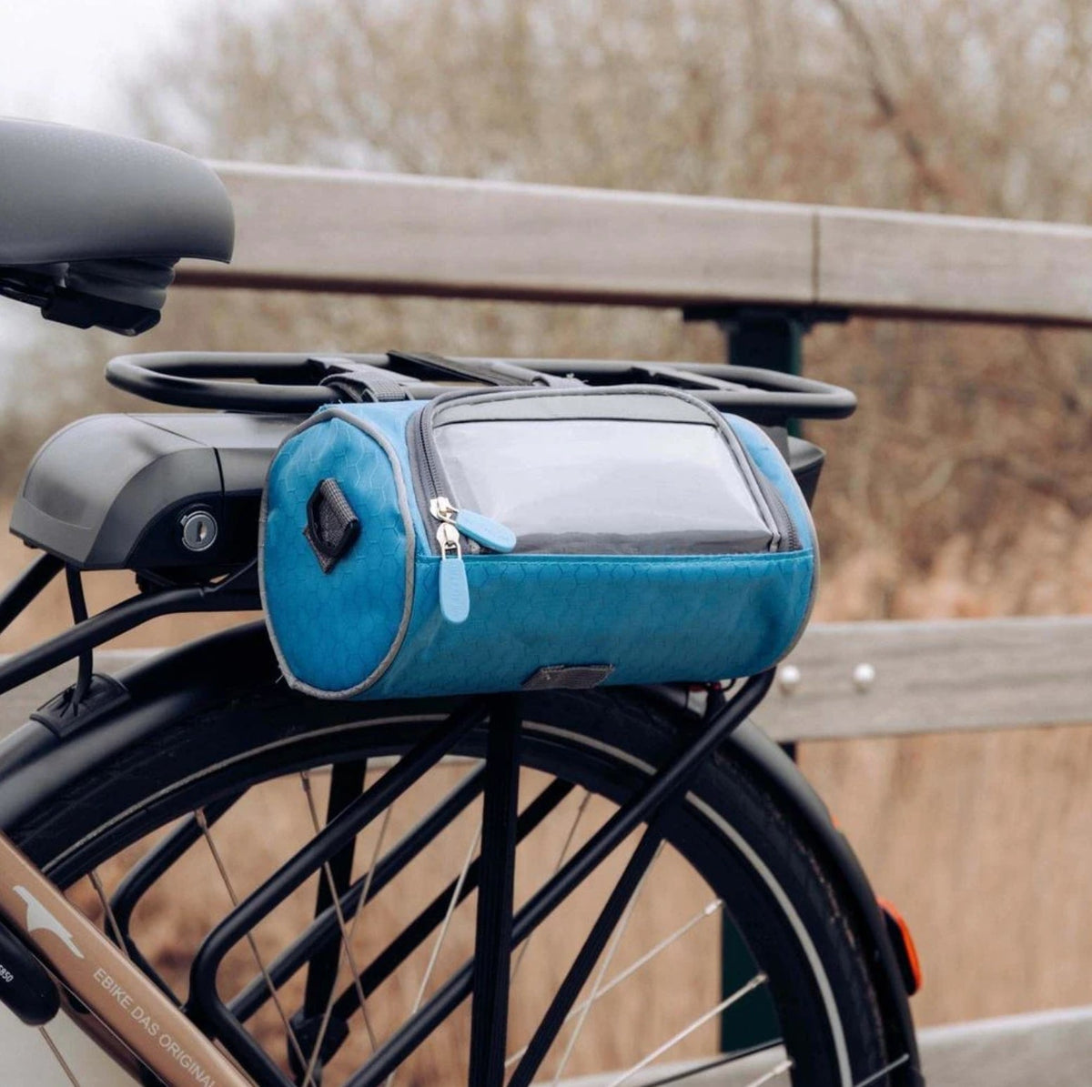 Stuurtas Fiets met Telefoonhouder en Touchscreen | Waterdicht Opbergvak voor Navigatie Smartphone Sleutels | Sansoti
