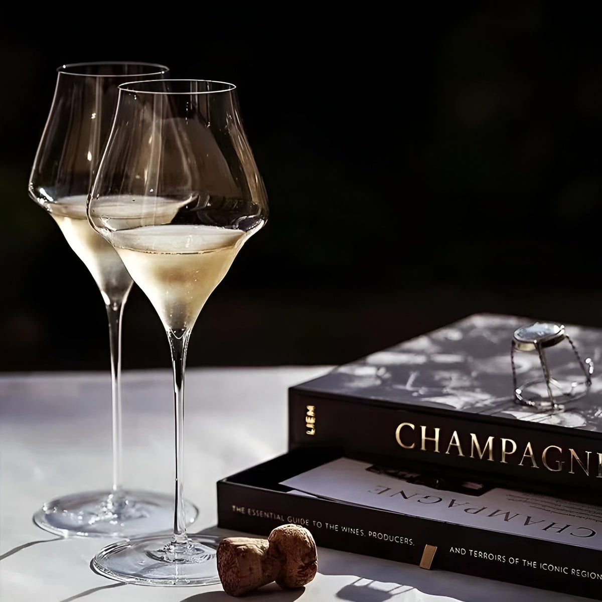 Wine Glass Crystal Thin-walled 390-760ml Champagne Glass Elegant | Sansoti