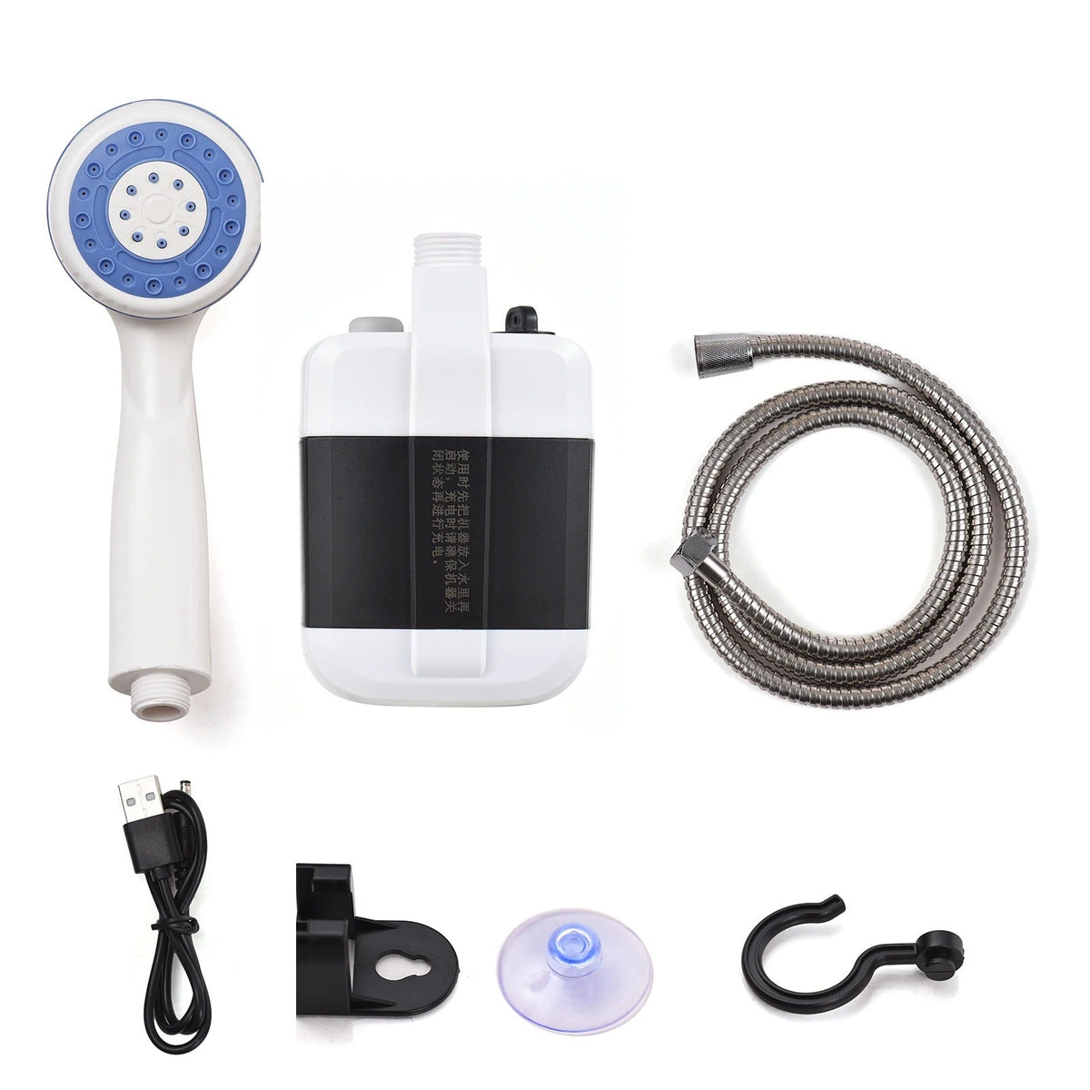 Portable Camping Shower Rechargeable USB for Outdoor Hiking Camping Beach | Sansoti