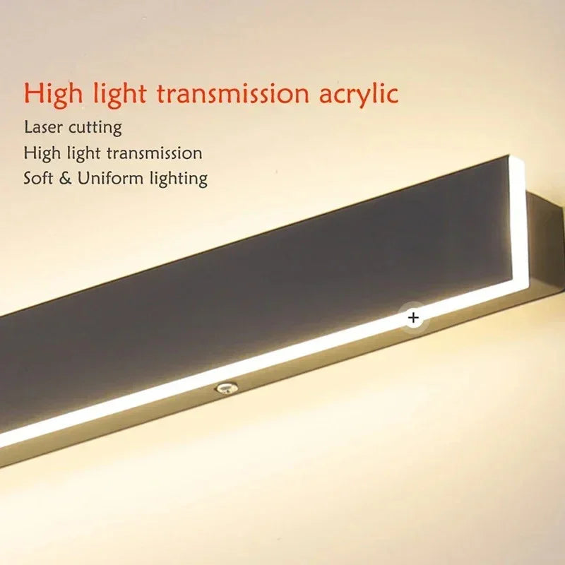 LED Wandlamp Buiten Binnen IP65 Waterdicht 30cm tot 120cm Minimalistisch Modern | Sansoti