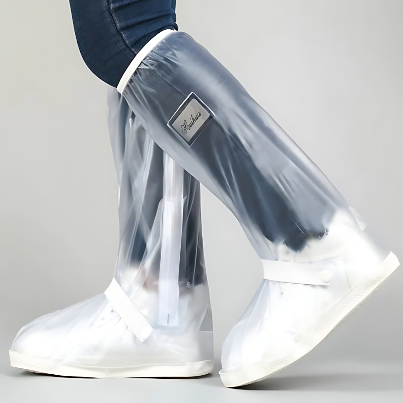 Waterproof PVC Shoe Protectors, Overshoes with Non-Slip Soles, for Outdoor Walking, Rain and Mud Protection | Sansoti