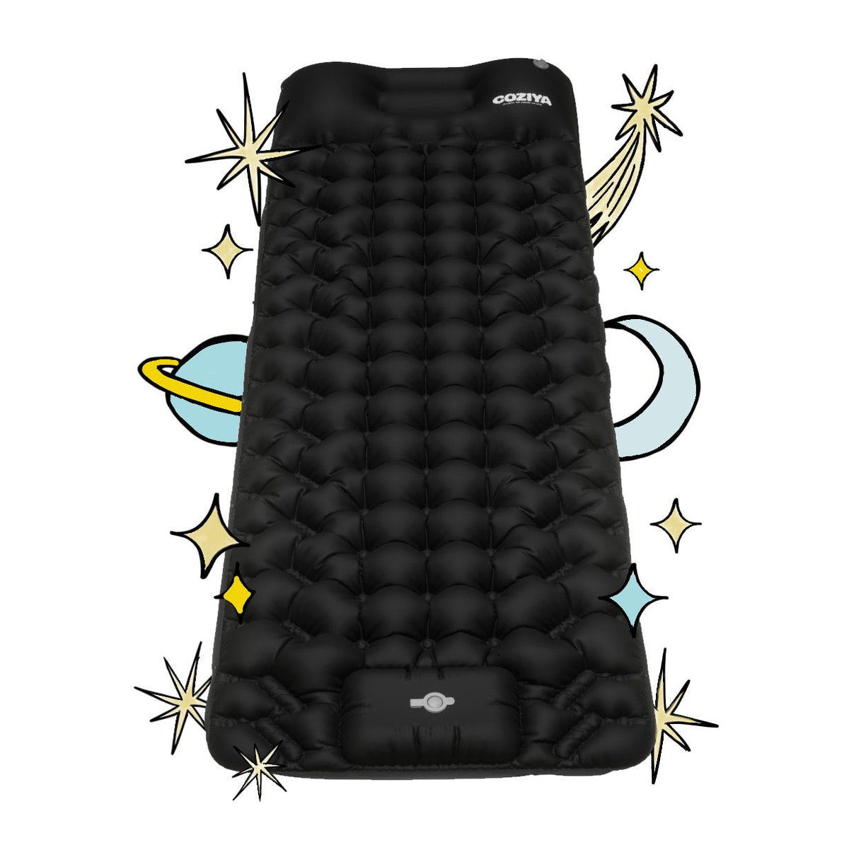 Self-Inflating Sleeping Mat with Integrated Pump for Outdoor Camping Hiking | Sansoti