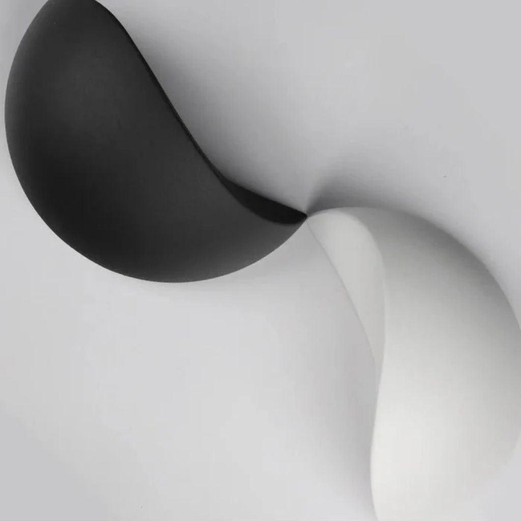 Semicircular LED Wall Light Aluminium 20cm Warm Neutral White Light Bedroom Living Room Hallway Waterproof IP65 | Sansoti