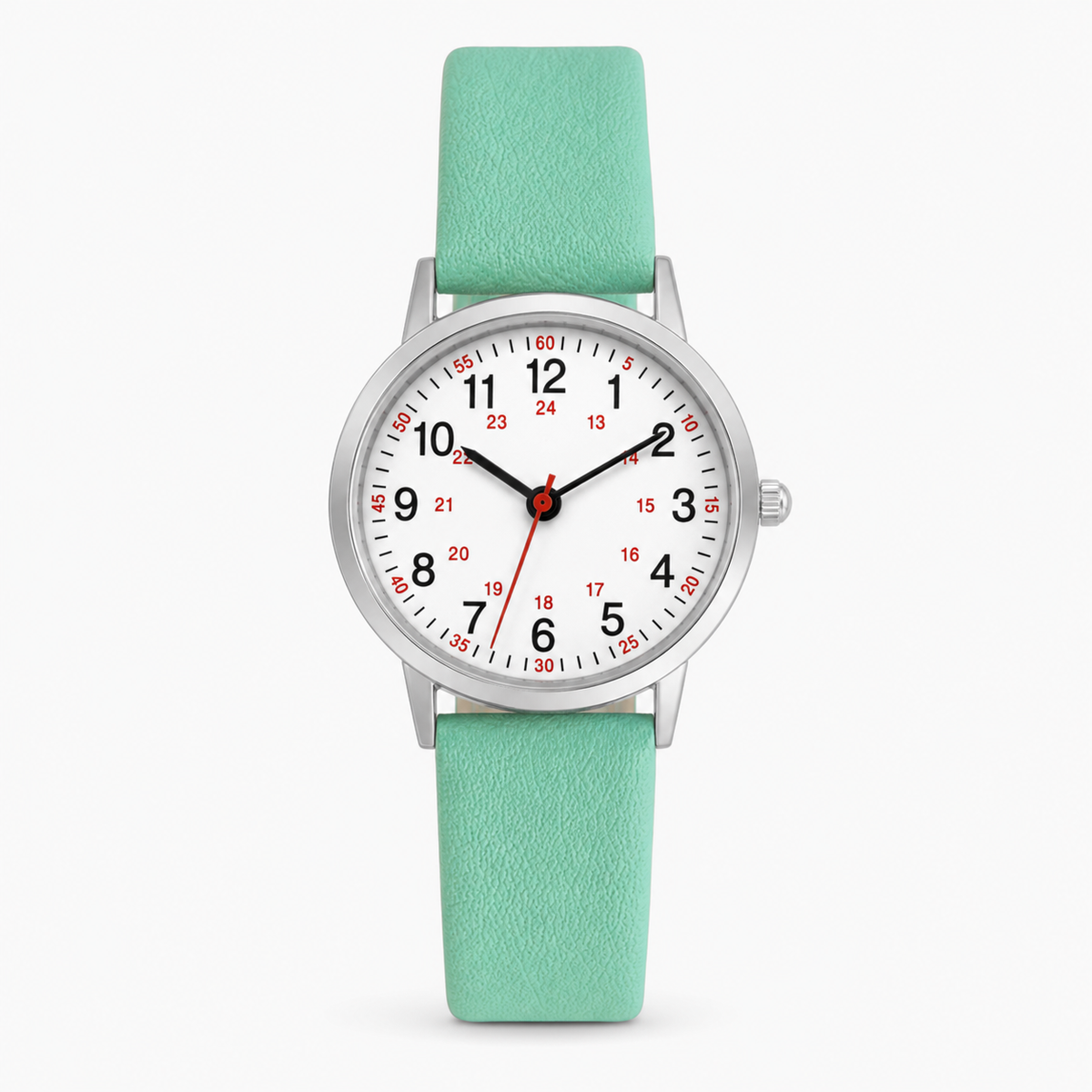 Montre professionnelle pour le personnel soignant, étanche, avec trotteuse et bracelet en silicone, pour le personnel médical et infirmier | Sansoti