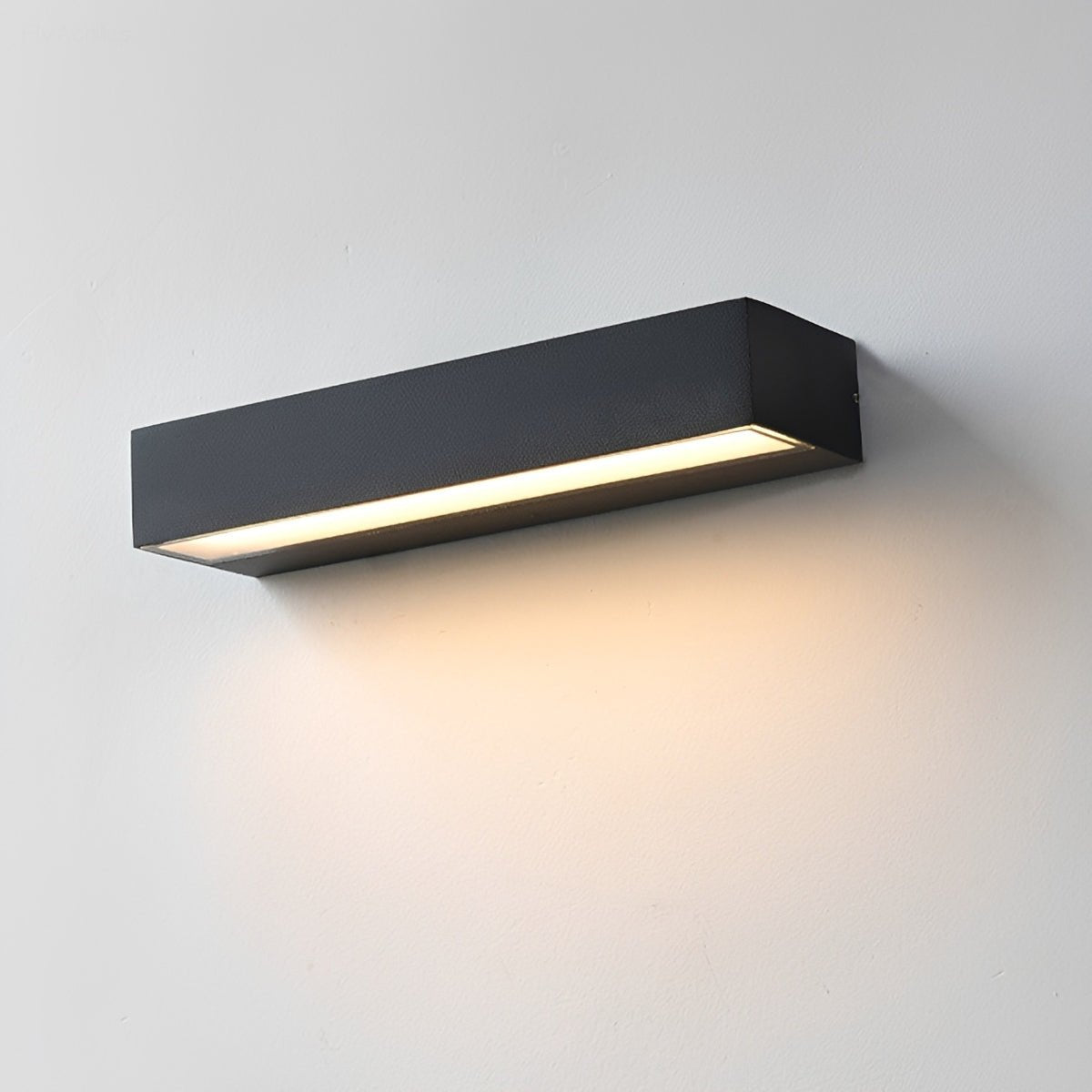 Outdoor LED Wall Light Black Waterproof Minimalist Strip Design Lighting Facade Garden Exterior Wall Entrance | Sansoti