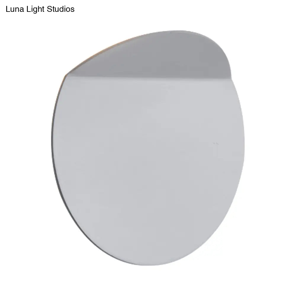 Round Metal Wall Light, Dimmable LED, Warm White, Hallway, Corridor, Modern Scandinavian Design, Atmospheric Light | Sansoti