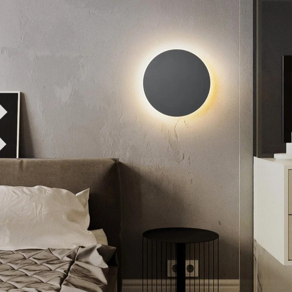 Wall Lamp Round Aluminum LED Nordic Minimalist 10W Ø13 Ø30 Hall Bedroom | Sansoti
