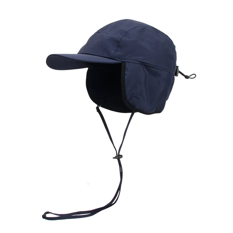 Wintermuts met Oorflappen en Fleece Voering Verstelbaar Winddicht Warm 56-62cm Unisex Hoofdomtrek Skiën | Sansoti