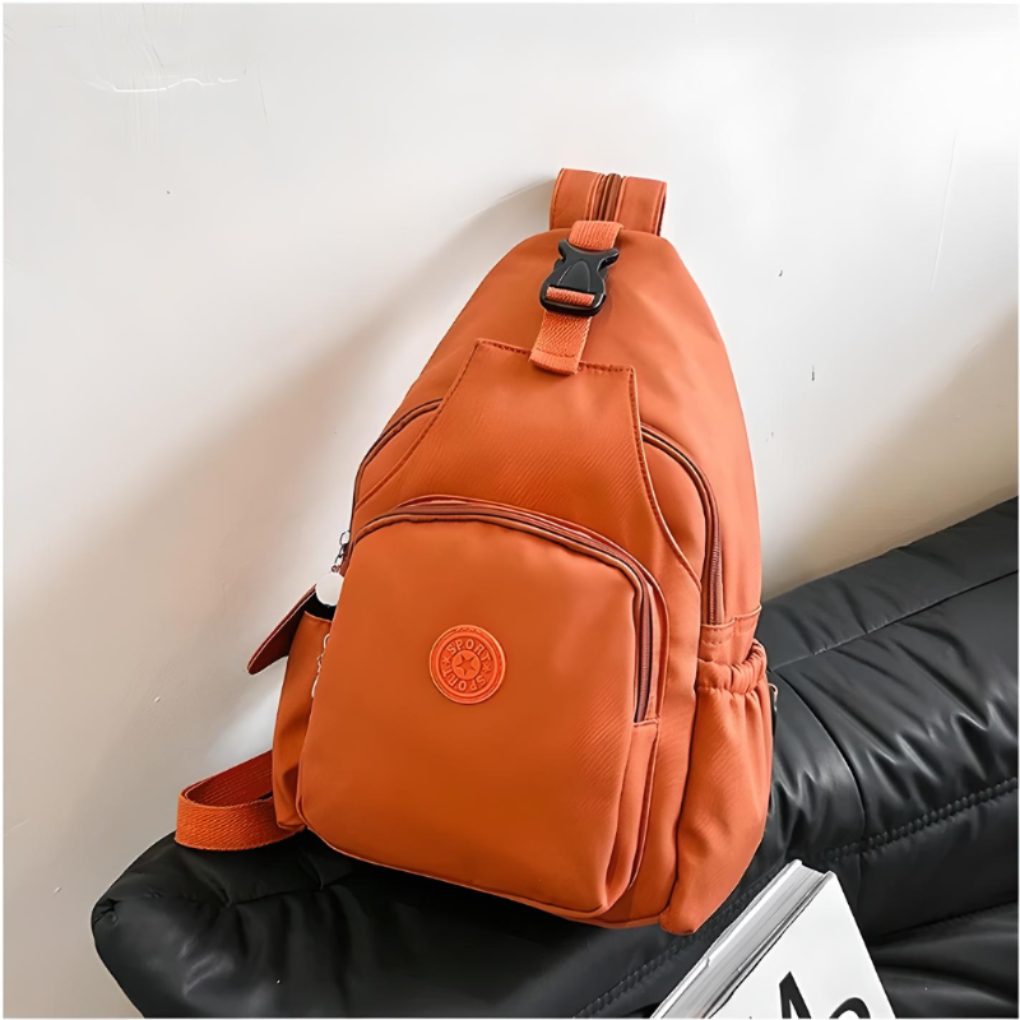 Compacte Crossbody Tas met RFID-Bescherming Ultradun Schoudermodel Verborgen Ritssluiting voor Dagelijks Gebruik | Sansoti