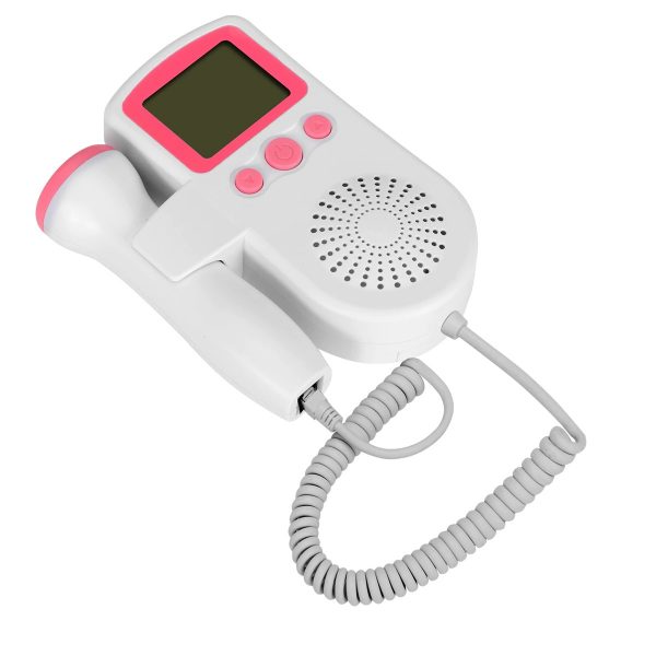 Moniteur de fréquence cardiaque fœtale à domicile – Appareil de grossesse avec écran LCD et haut-parleur pour futurs parents | Sansoti