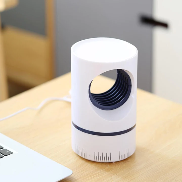 Electric Insect Trap with LED Light 200m² Coverage Quiet Chemical-Free Mosquito Trap for Bedroom Living Room Kitchen | Sansoti
