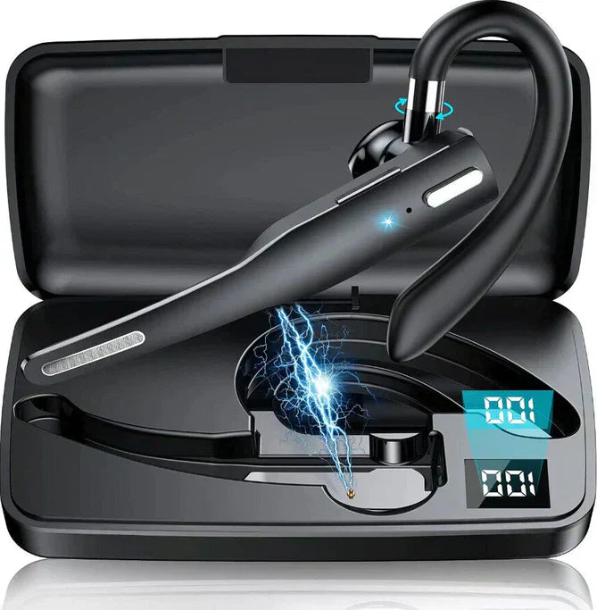 Wireless Bluetooth Headset with Dual Microphone and Noise Cancellation for Hands-Free Calling | Sansoti
