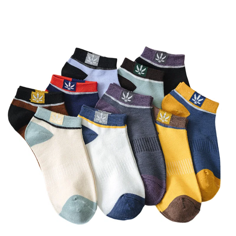 Men's Socks Set of 20 Pairs Sporty Low-Cut Ankle Socks Cotton Blend Breathable Casual Everyday Comfort | Sansoti