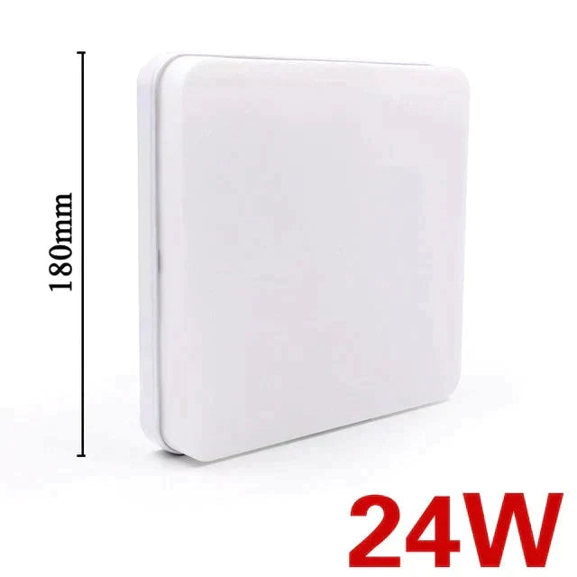 Square LED Panel Ceiling Light Surface-Mounted 18W 24W 36W 48W Warm White Cool White Modern Everyday Lighting | Sansoti