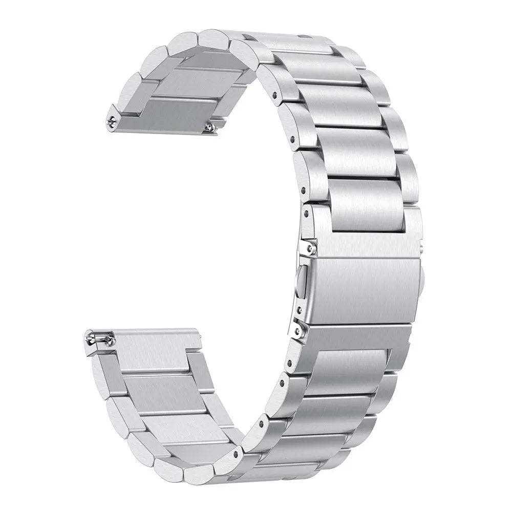 Stahlarmband für Versa 2 - verstellbares Metallarmband mit sicherem Verschluss, elegantes Uhrenarmband | Sansoti