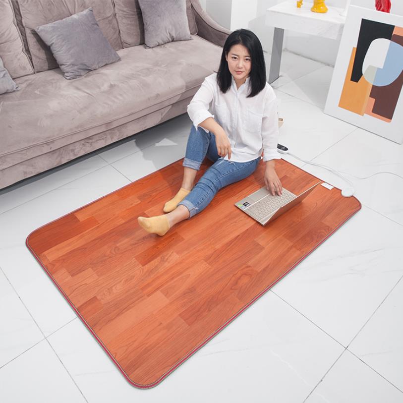 Electric Foot Warmer Floor Mat with Adjustable Temperature Control 45-60°C Carbon Crystal Heating Mat | Sansoti