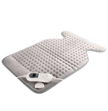 Heating Pad for Neck, Shoulders and Back, 3 Heat Settings, Soft Fleece, 63x42cm, Overheating Protection, Relaxation | Sansoti