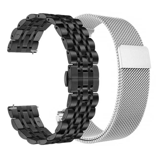 Stainless Steel Watch Band 20mm 22mm Smartwatch Adjustable Stylish Metal Wristband Universal Accessory | Sansoti