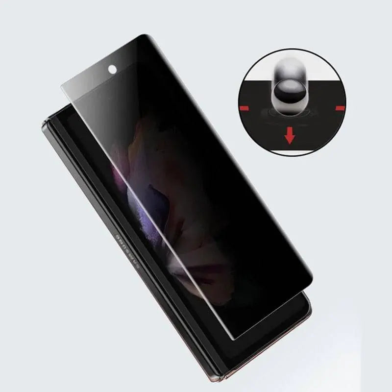 Privacy Screen Protector Tempered Glass for Foldable Smartphone Z Fold 3 Anti-Snooping Protection Screen Protector | Sansoti