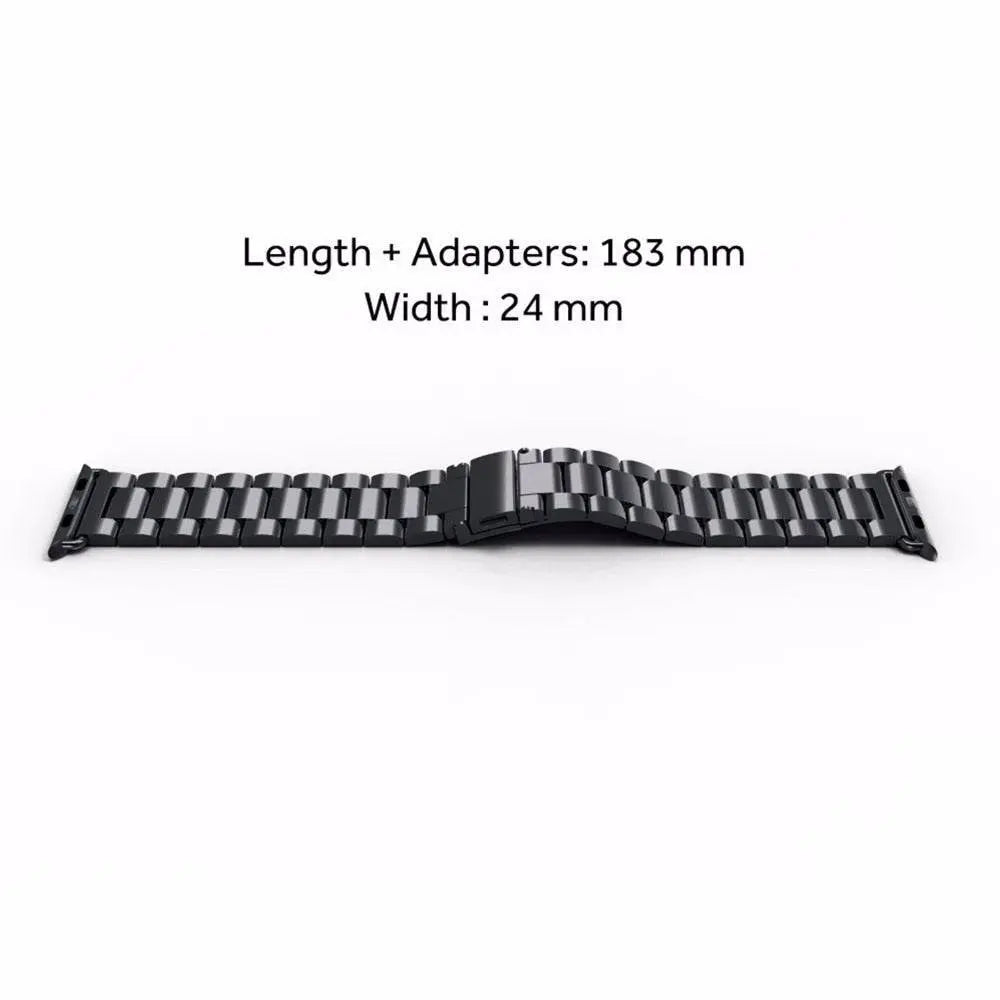 Stalowy pasek do smartwatcha z ogniwami 42 mm 46 mm 49 mm Regulowana metalowa opaska na nadgarstek Akcesorium do zegarka Uniwersalne | Sansoti
