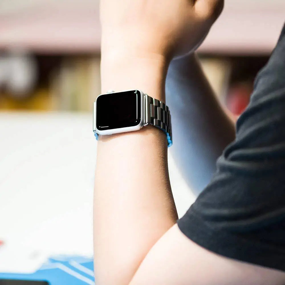 Stalowy pasek do smartwatcha z ogniwami 42 mm 46 mm 49 mm Regulowana metalowa opaska na nadgarstek Akcesorium do zegarka Uniwersalne | Sansoti