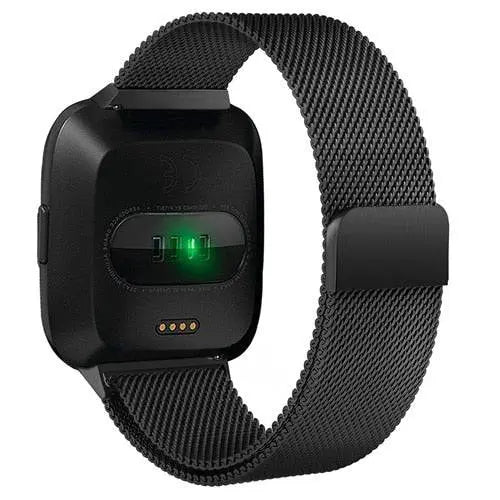 Adjustable Stainless Steel Mesh Loop Watch Band with Magnetic Clasp for Smartwatch Wristband Accessory | Sansoti