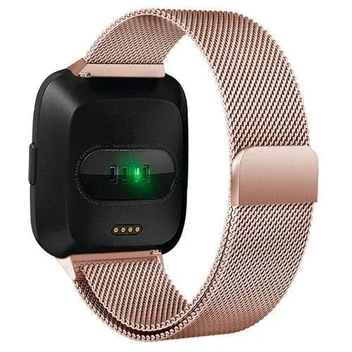 Adjustable Stainless Steel Mesh Loop Watch Band with Magnetic Clasp for Smartwatch Wristband Accessory | Sansoti