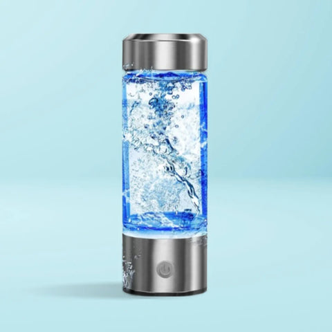 Bouteille d'eau hydrogène portable rechargeable USB 420ml inox | Sansoti