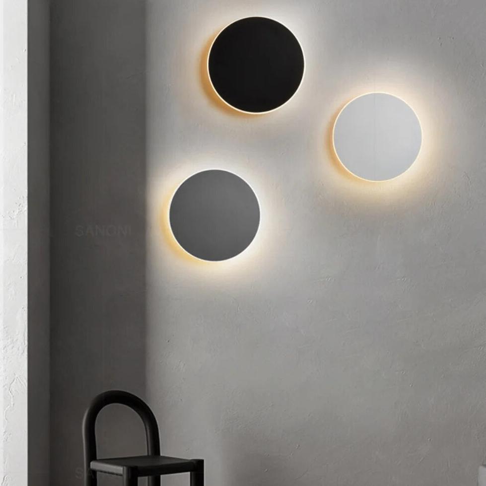 Wall Lamp Round Aluminum LED Nordic Minimalist 10W Ø13 Ø30 Hall Bedroom | Sansoti