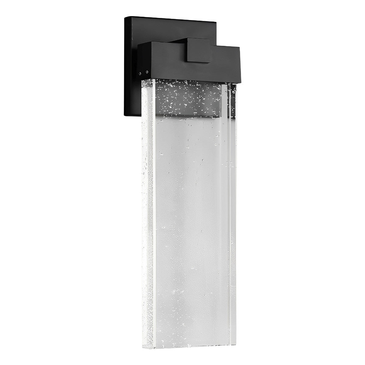 Zewnętrzny kinkiet LED kryształowy, aluminiowy, czarny, 10W 18W 24W, IP54, na elewację, przy drzwi wejściowe, do ogrodu i willi, nowoczesna lampa zewnętrzna | Sansoti