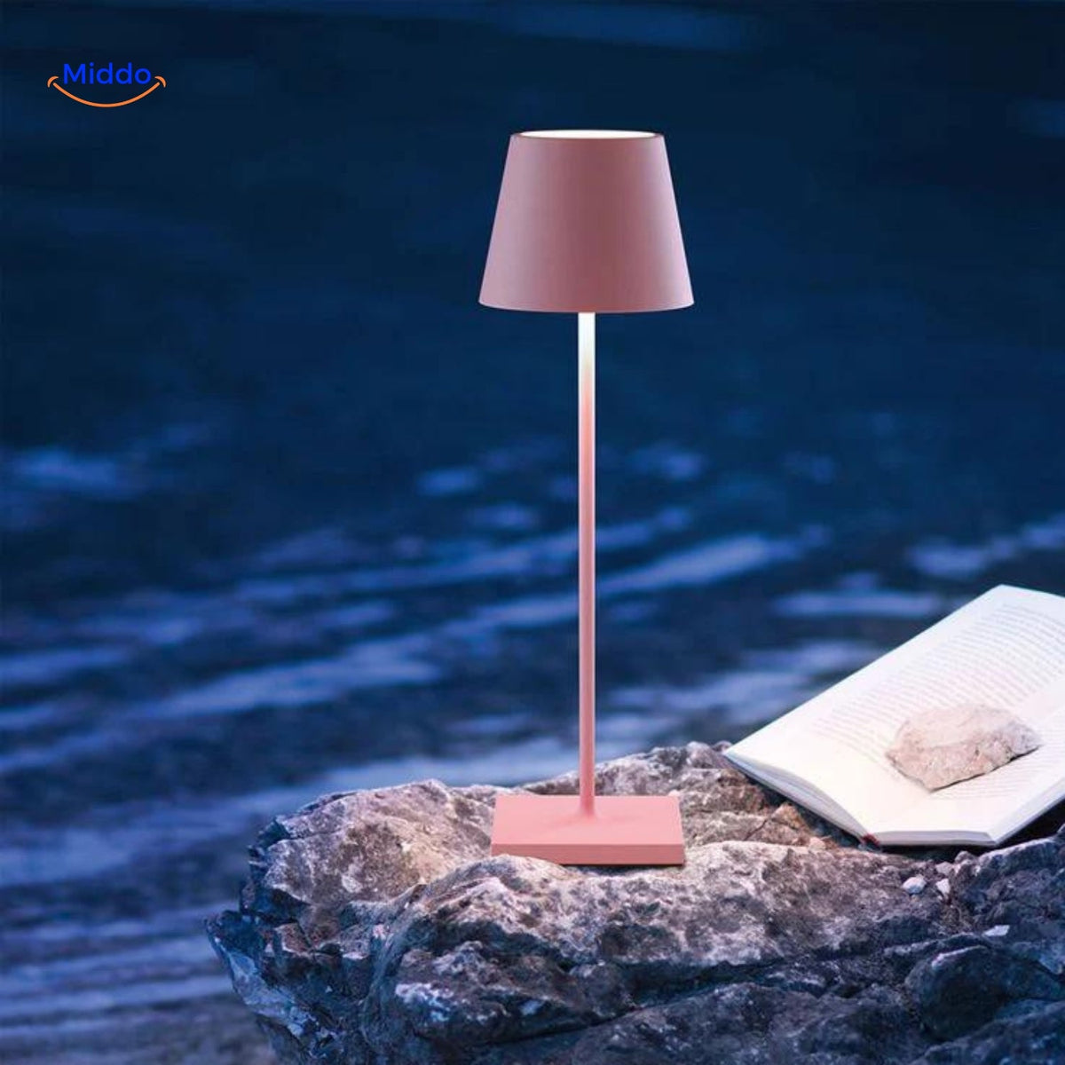 Draagbare LED-lamp Dimbaar Oplaadbaar USB-C IP54 Waterbestendig voor Tafel Binnen Buiten Tuin Terras | Sansoti