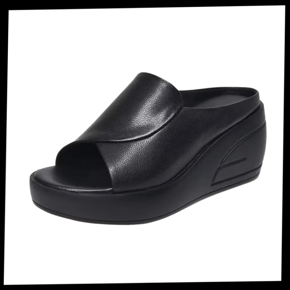 Orthopädische Damen Keilabsatz-Sandalen mit Stoßdämpfung und Fußgewölbestütze Komfortables Sommerschuhwerk | Sansoti