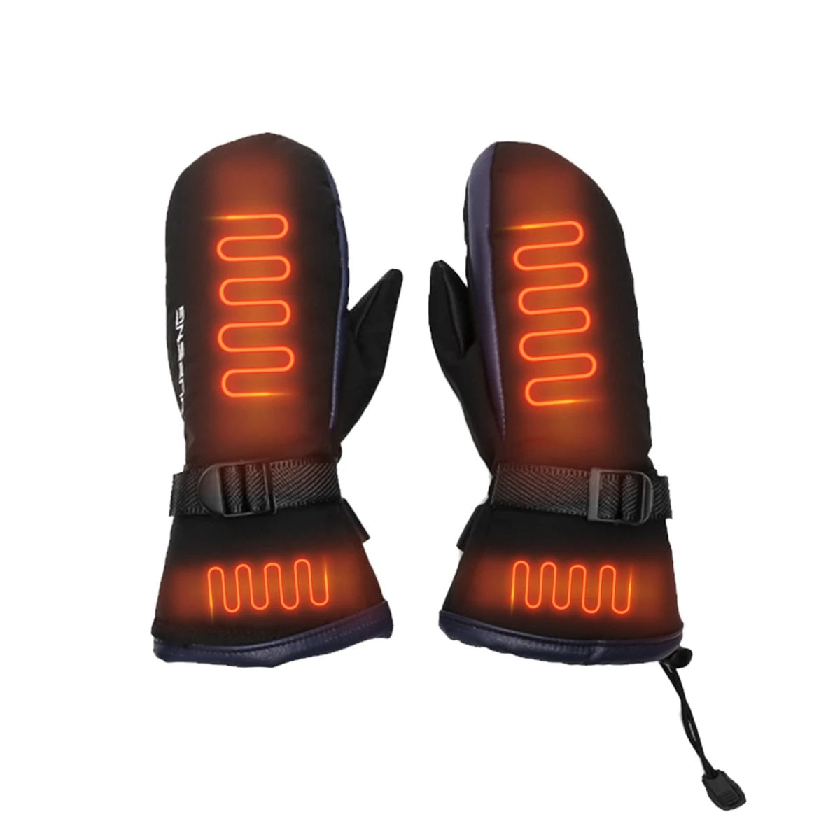USB-beheizte Handschuhe, beidseitig wasserabweisend, Touchscreen-tauglich, winterwarm, Skihandschuhe, Outdoor-Fingerspitzen | Sansoti