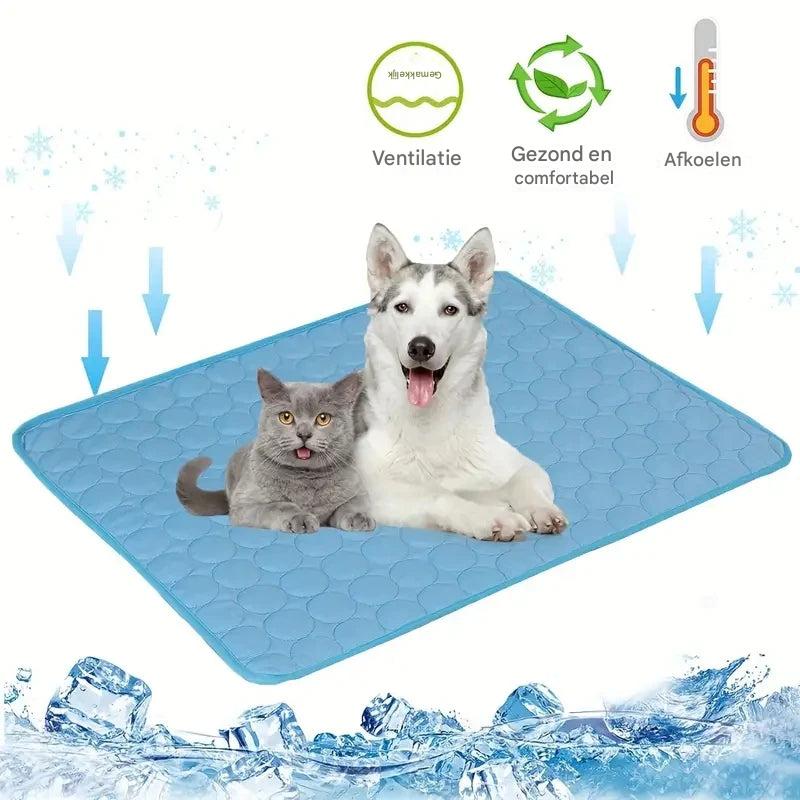 Self-Cooling Pet Rest Mat Breathable Cooling Surface for Dogs and Cats Summer Comfort Adjustable Size | Sansoti
