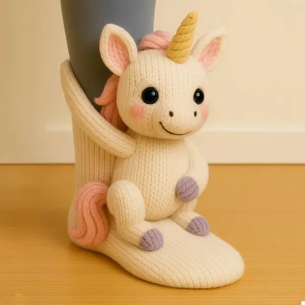 Plüsch-Tier-Socken